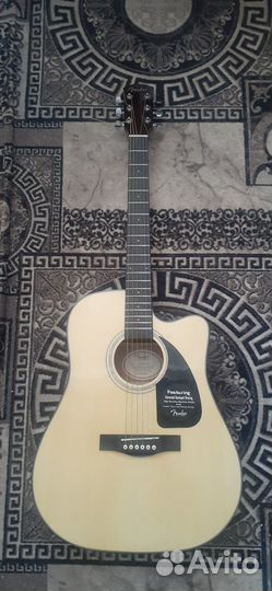Акустическая гитара fender cd 60 + чехол