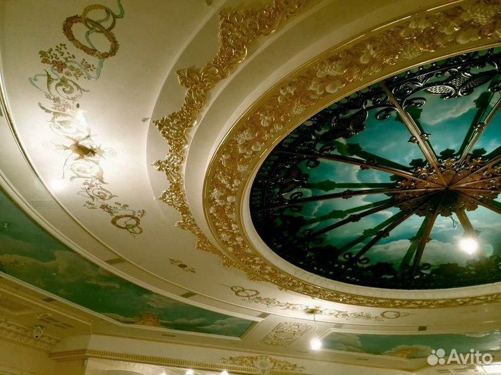 Роспись стен, Художественное оформление помещения