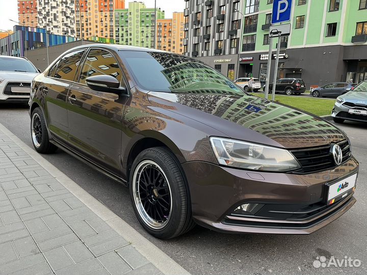 Volkswagen Jetta 1.6 AT, 2015, 174 000 км