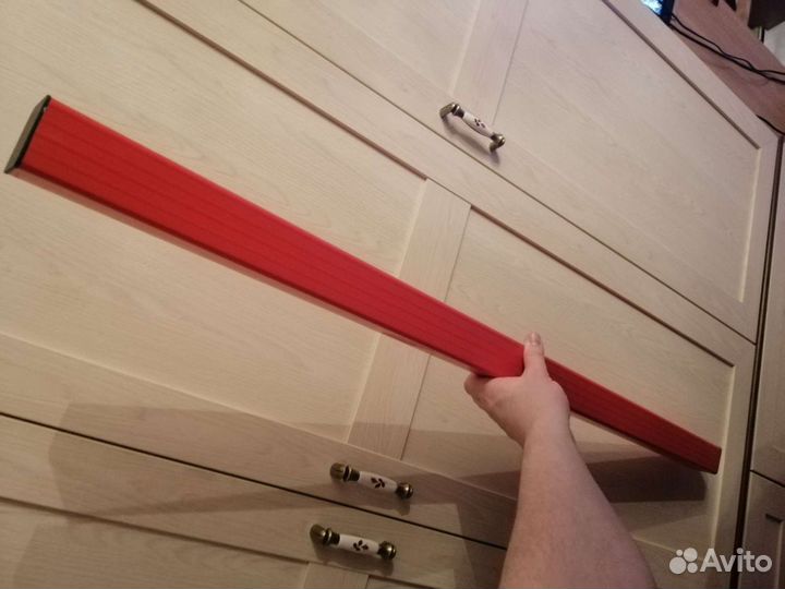 Футляр пластик, 5х5х108 см. 2 крышки