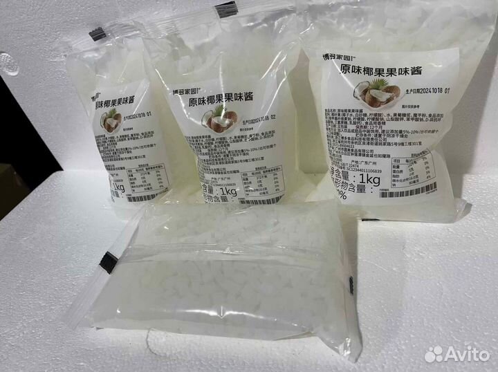 Кокосовое желе для бабл ти оптом