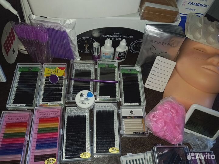 Полный комплект для наращивания ресниц