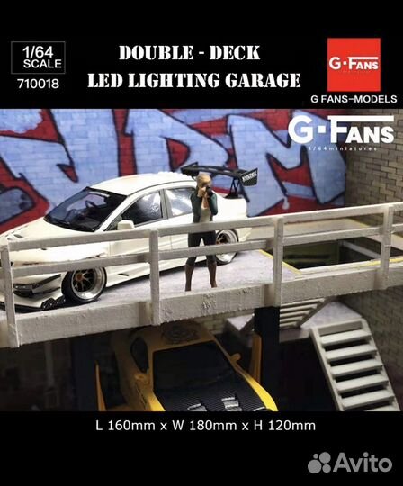 Диорама G-Fans 1/64 «JDM»