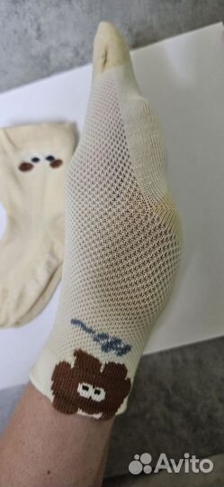 Носочки детские тонкие, от 6 мес - 3 пары,новые