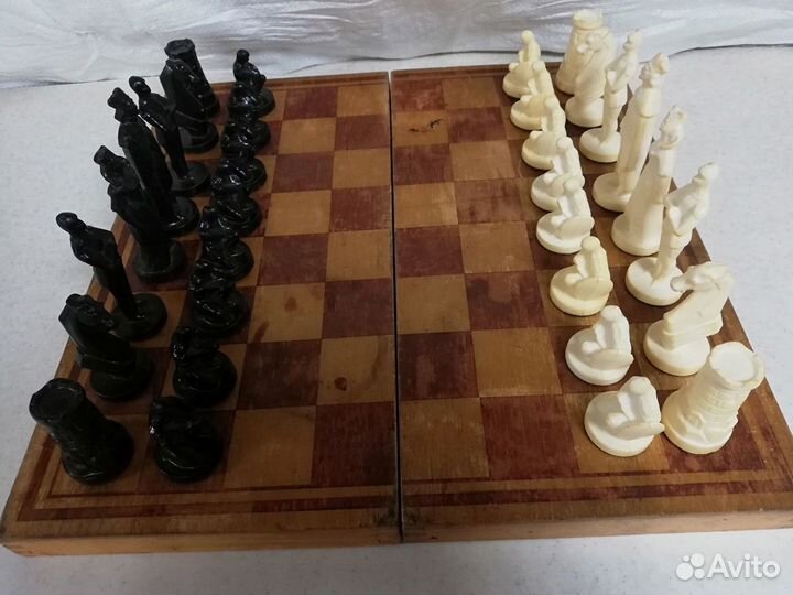 Шахматы сувенирные Рыцари 40*40 см СССР 60-г.г