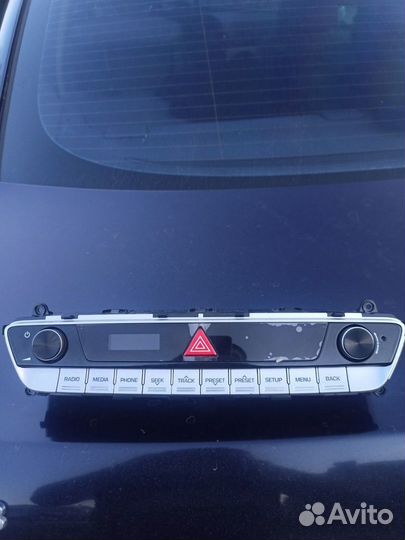 Блок управления магнитолой Hyindai Sonata 7