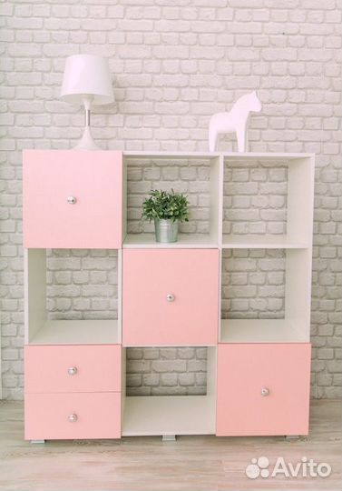 Стеллаж Кубик В-1 в разных цветах