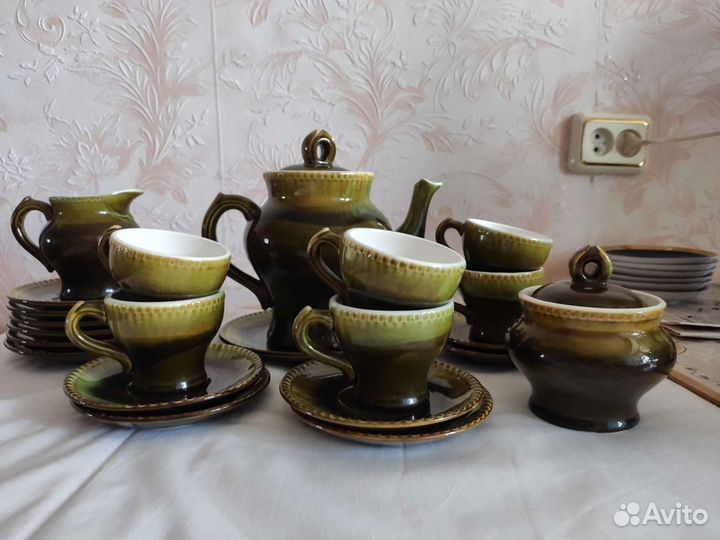 Сервиз чайный, кофейный, советский зик Конаково
