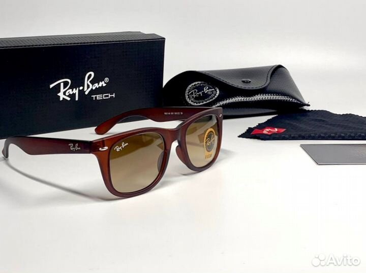 Очки Ray Ban Stories коричневые