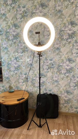 Кольцевая лампа 45 см RGB