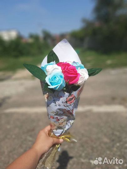 Букет из мыла