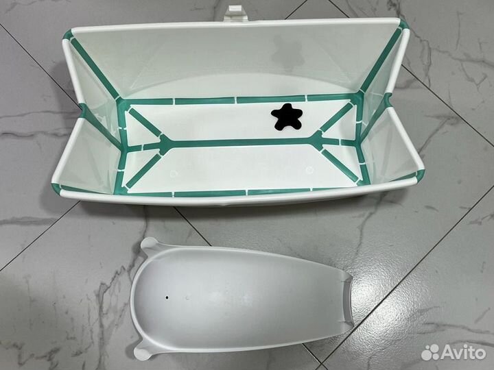 Складная ванночка stokke с горкой