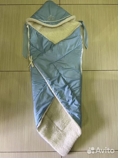 Конверты на выписку для мальчика зимний на овчине