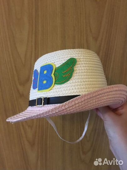 Соломенная шляпа детская