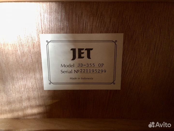 Акустическая гитара гитара JET JD-355 OP (новая)