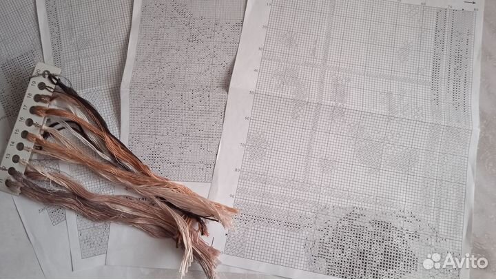 Набор для вышивания. Остатки