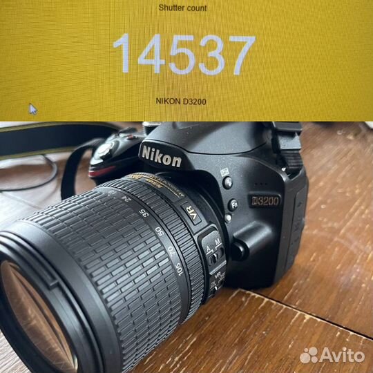 Nikon d3200 + объектив 18-105mm