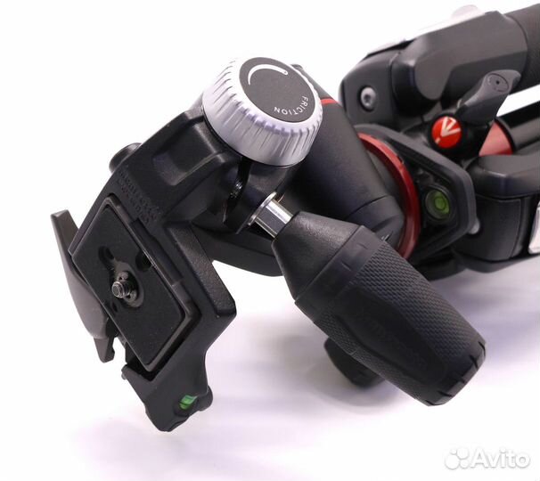 Штатив Manfrotto MK055 + голова Manfrotto mhxpro-3W