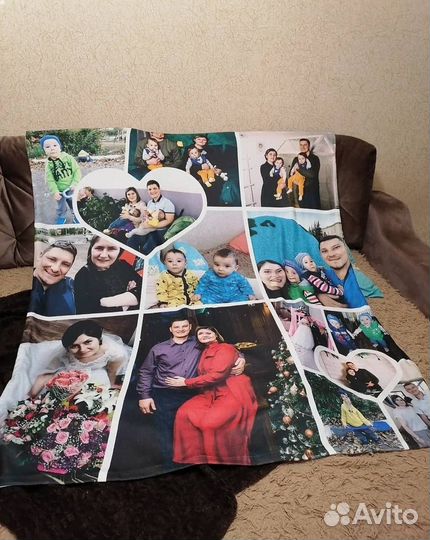 Фотоплед 200х220 флисовый
