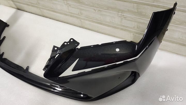 Бампер Lexus NX черный с юбкой в сборе 2014-2017