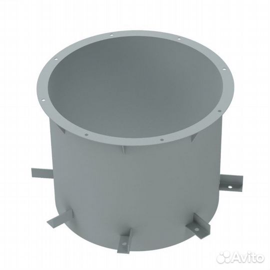 Вентилятор крышный вкр-3,15 с обр.клап. и стаканом