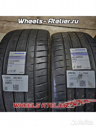 Michelin Pilot Sport 4 S 245/40 R20 и 275/35 R20