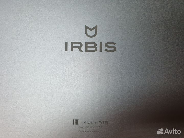 Планшет Irbis tw118