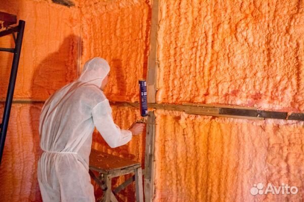 Напыляемый утеплитель polynor