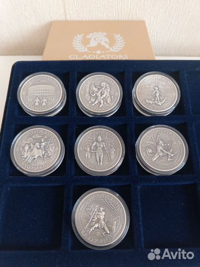 Соломоновы о. 5 дол, 2017 год. Серия Гладиаторы