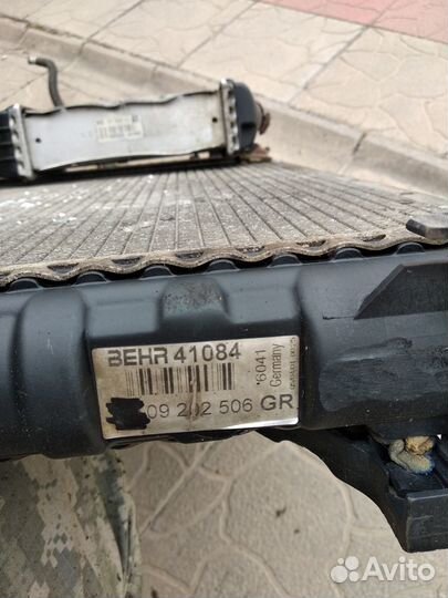 Радиаторы и вентилятор Опель астра