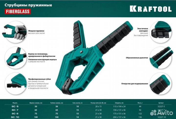 Струбцина 50 мм Kraftool 32227-5