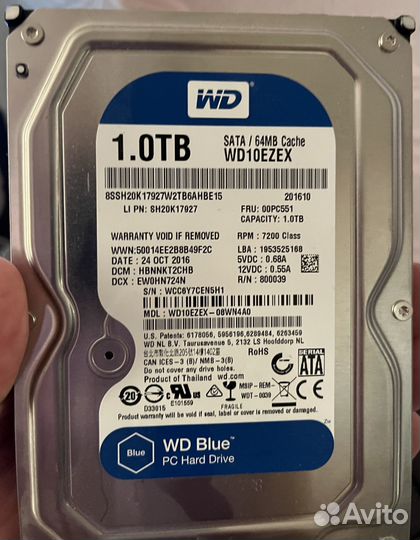 Жесткий диск SATA 3,5