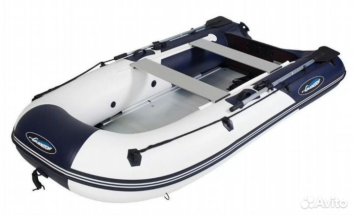 Надувная лодка gladiator B330AL бело/темно-синий