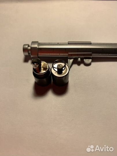 Мини зажигалка 25 х 12 мм бензиновая брелок