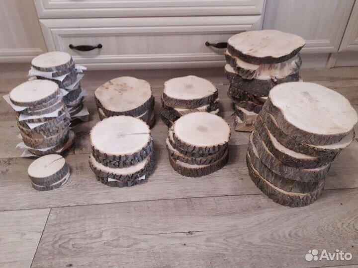 Спилы дерева для дизайна