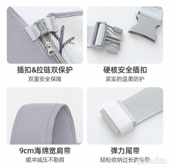 Детский эргорюкзак слинг для малышей