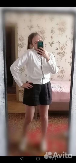 Женский костюм для тенниса олимпийка и юбка-шорты