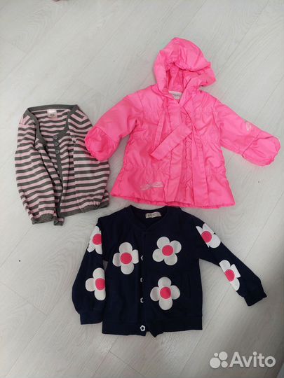 Детские вещи на девочку пакетом 86 92