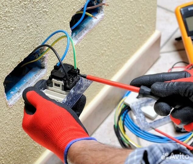 Установка стиральных машин. Сантехника. Электрика