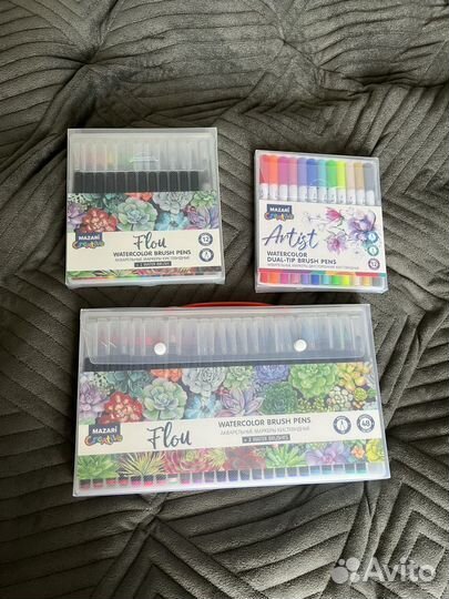 Акварельные маркеры кистевидные