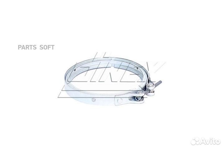 Dinex 80921 DIN80921 хомут глушителя (цинк) Premiu