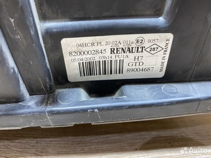 Фара передняя левая Renault Laguna 2 дорест 142345