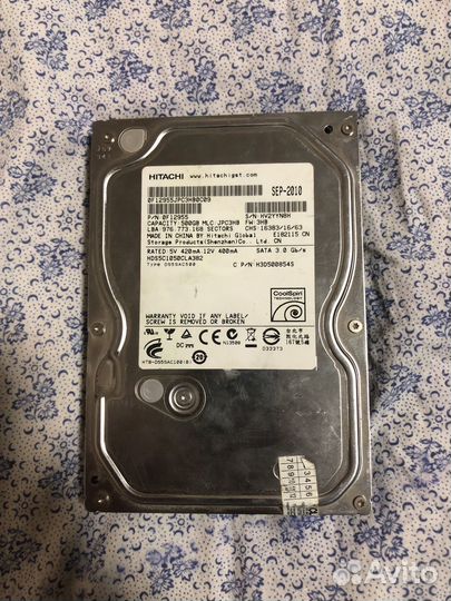 Жесткий диск hitachi 500 gb