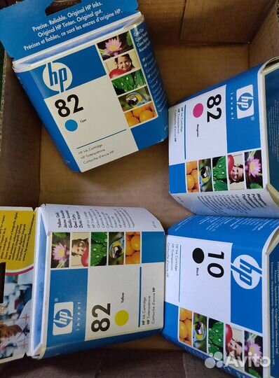 Новые оригинальные картриджи HP 82