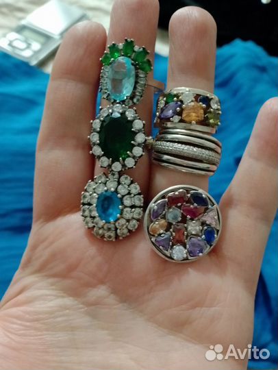 Серебряное кольца