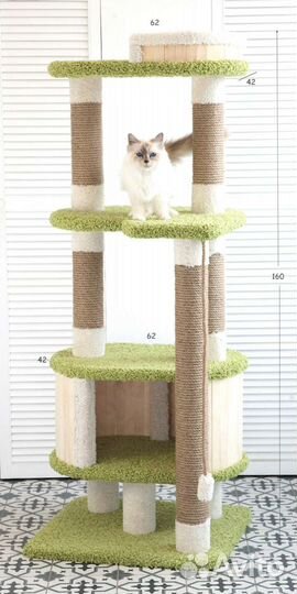 Домик для кошки с когтеточкой