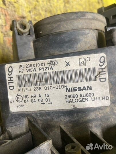 Фара передняя левая Nissan Primera P12 QG18DE 2003