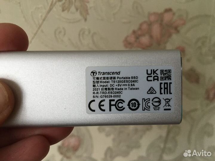 Внешний SSD Transcend ESD240C 120Gb