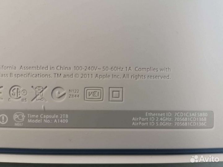 Time Capsule A1409 2TB