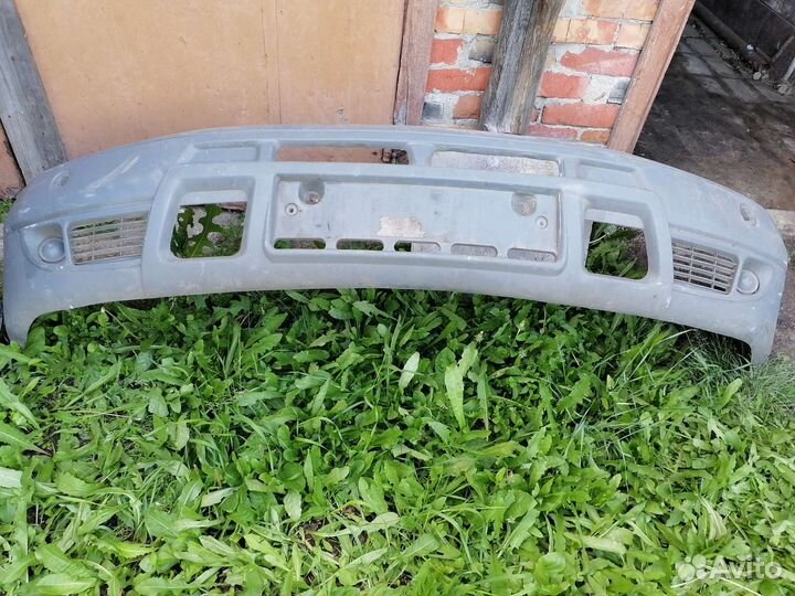 Передний бампер на газель